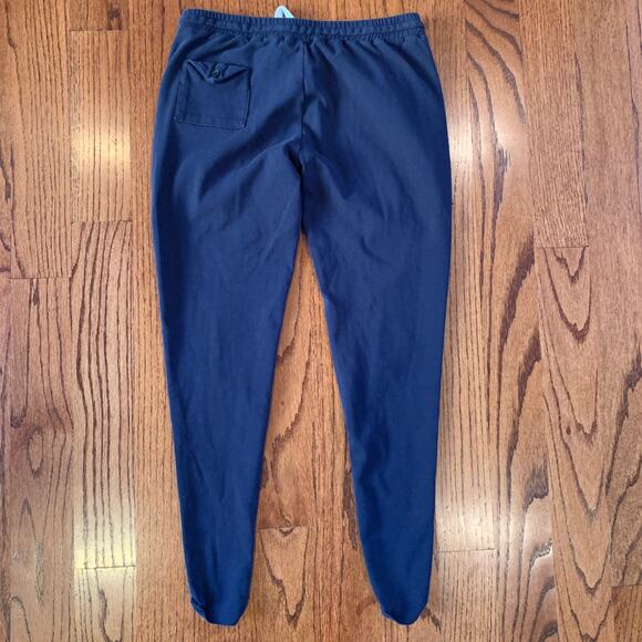 Legoe Heritage Cotton Fitted Sweatpants | Navy Blue | 0 - US 4/SMALL - Picture 7 of 10